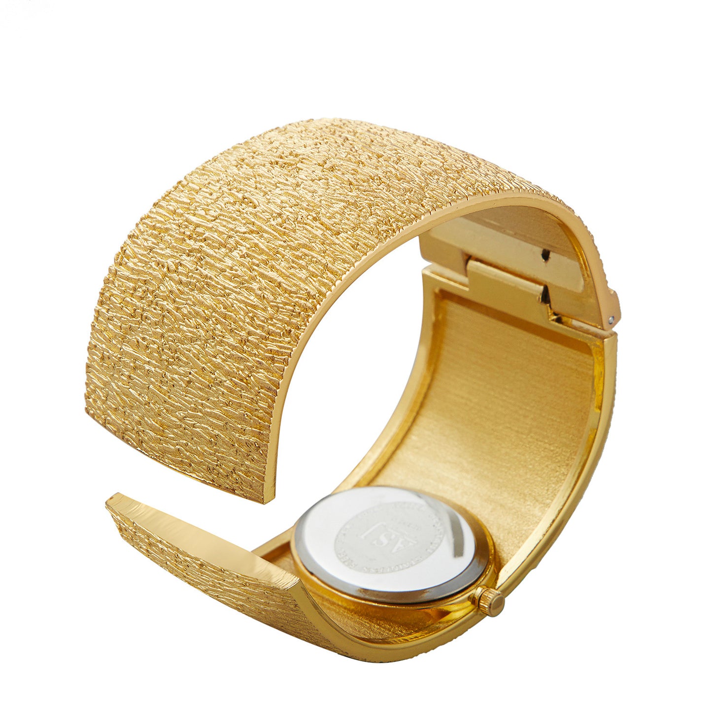 Radiant Sand-Textured Statement Watch
