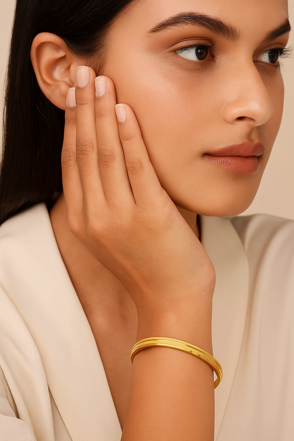Gold Plated Starry Bangle