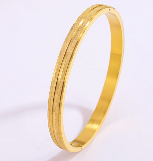 Gold Plated Starry Bangle