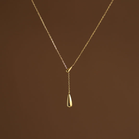 Water Droplet Necklace