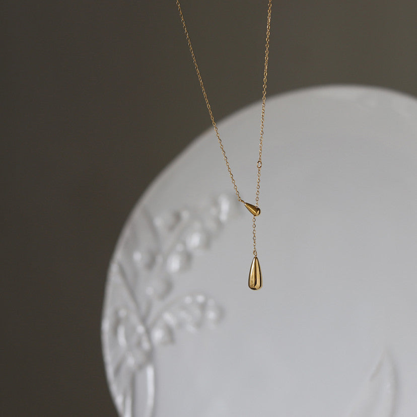 Water Droplet Necklace