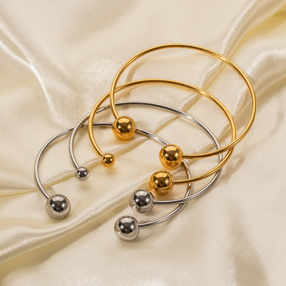 Double Ball Gold Plated Bracelet