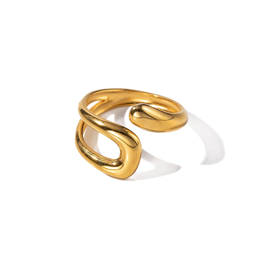 Fluid Gold duo ring