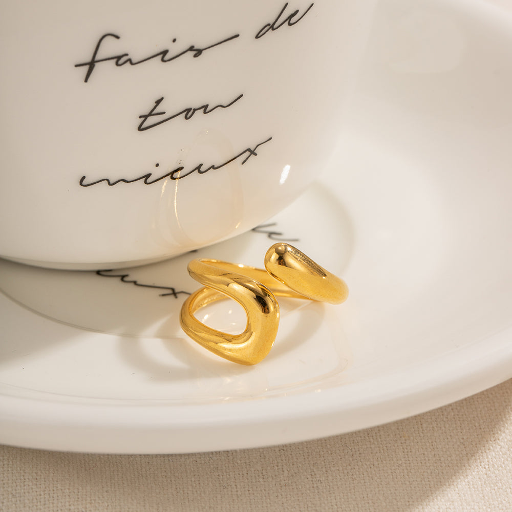 Fluid Gold duo ring