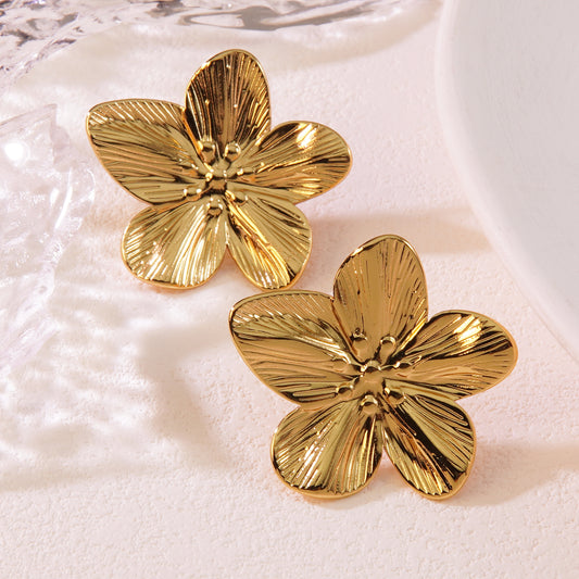 Floral Statement Ear Studs