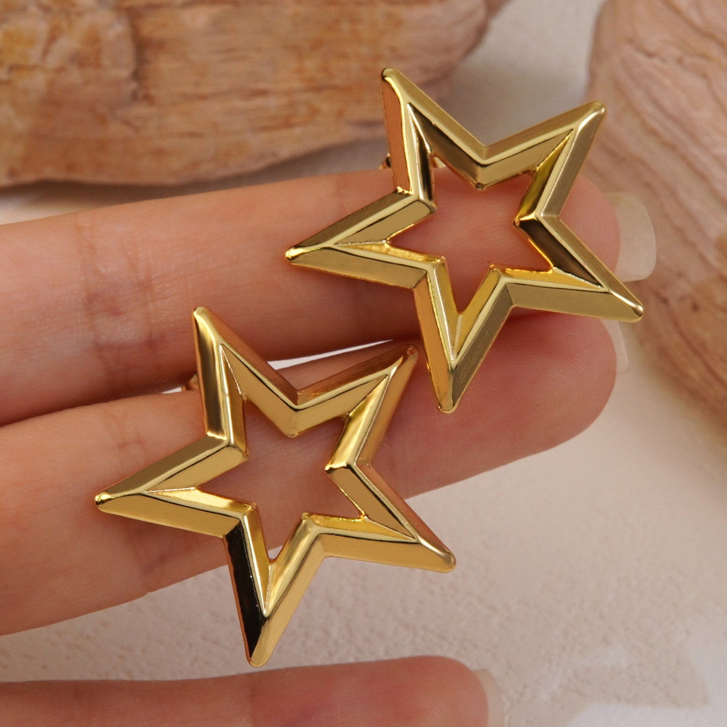 Chunky Star Studs