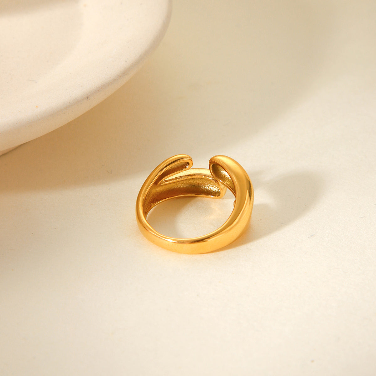 Gold Plated Wrap adjustable ring