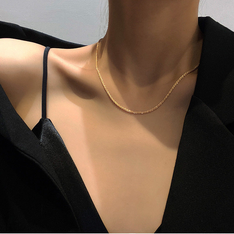 Gold Plated Shimmer Necklace