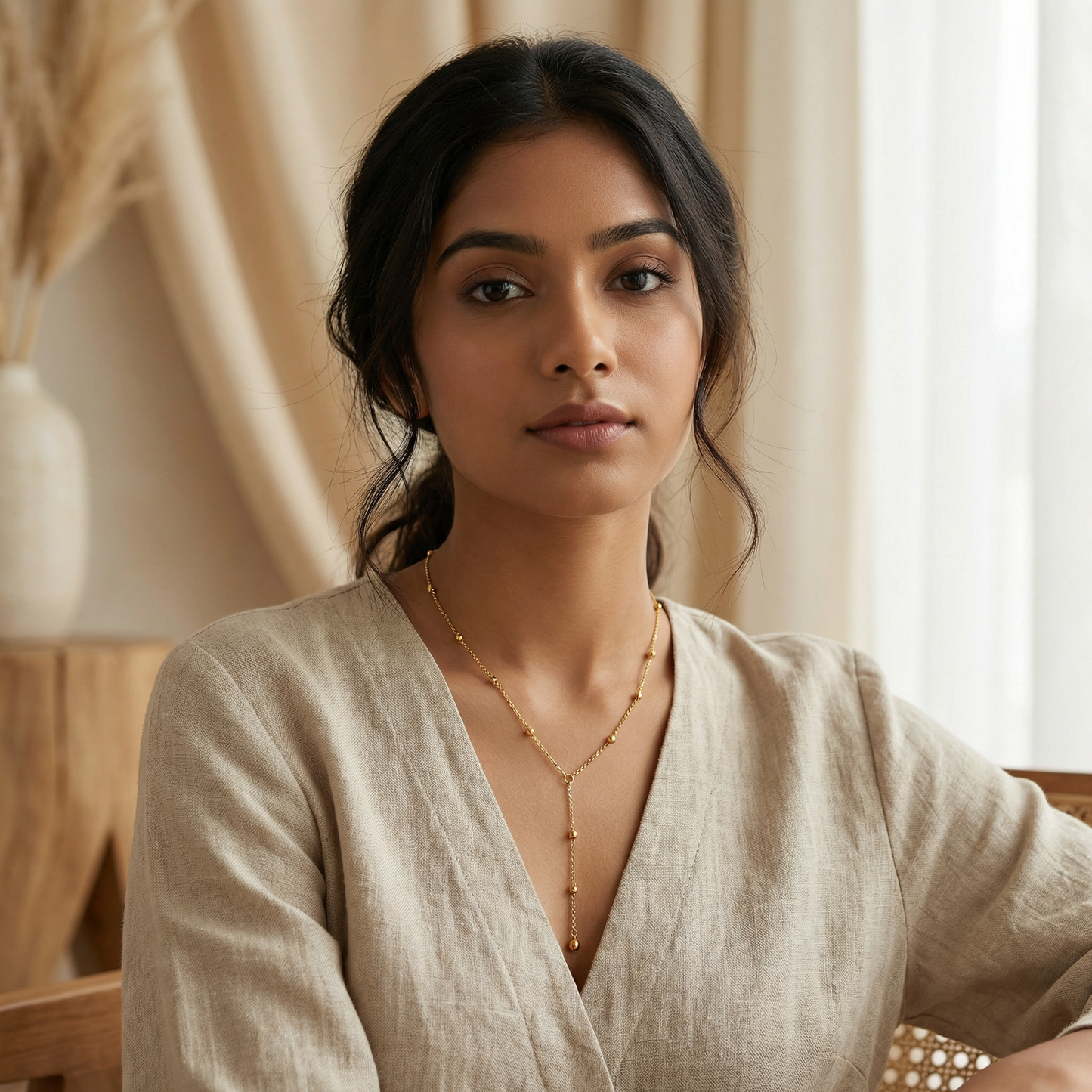 Ball Tassle Necklace