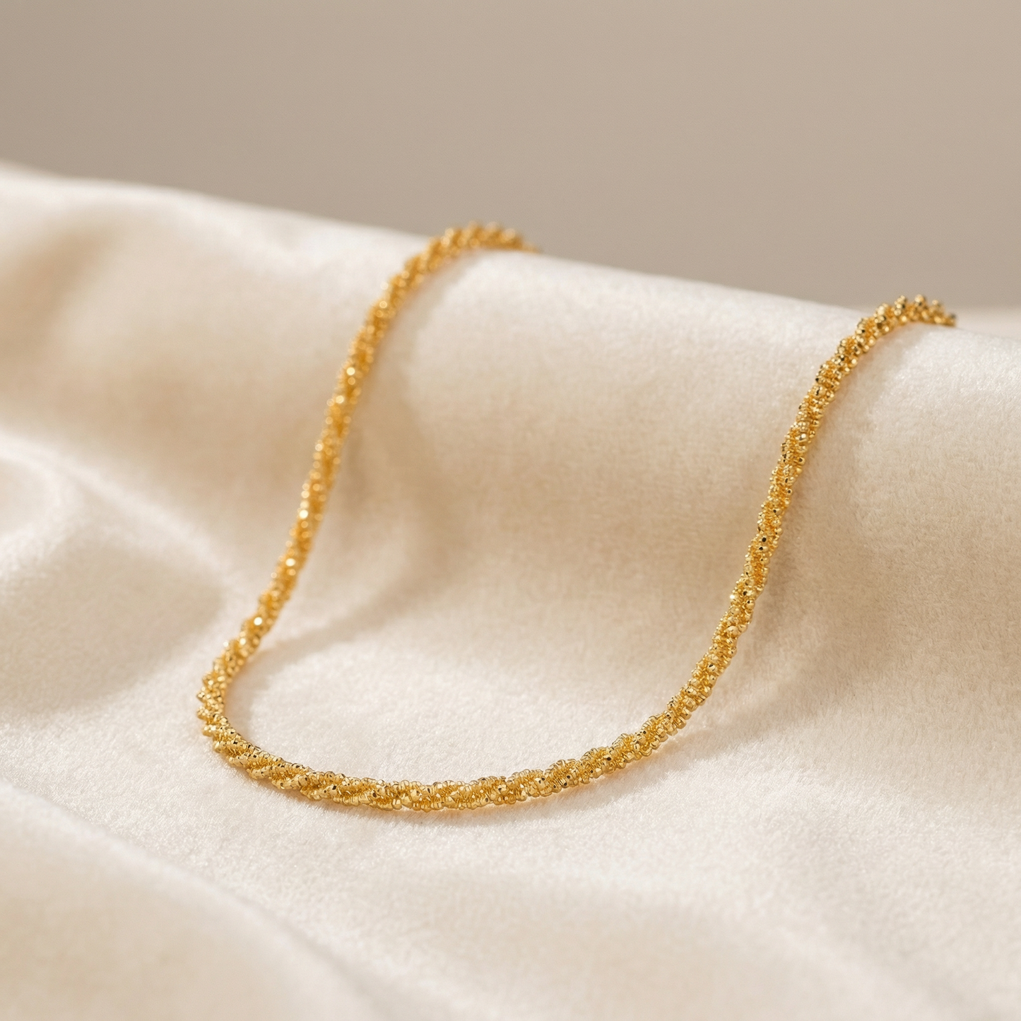 Gold Plated Shimmer Necklace