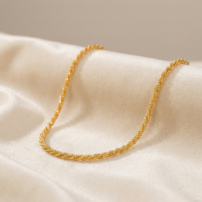 Gold Plated Shimmer Necklace