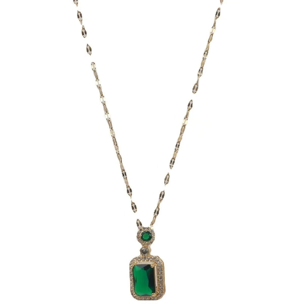Regal Rectangular Emerald Ensemble