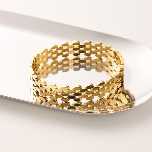 Chic Gold Reptile Chain Bracelet