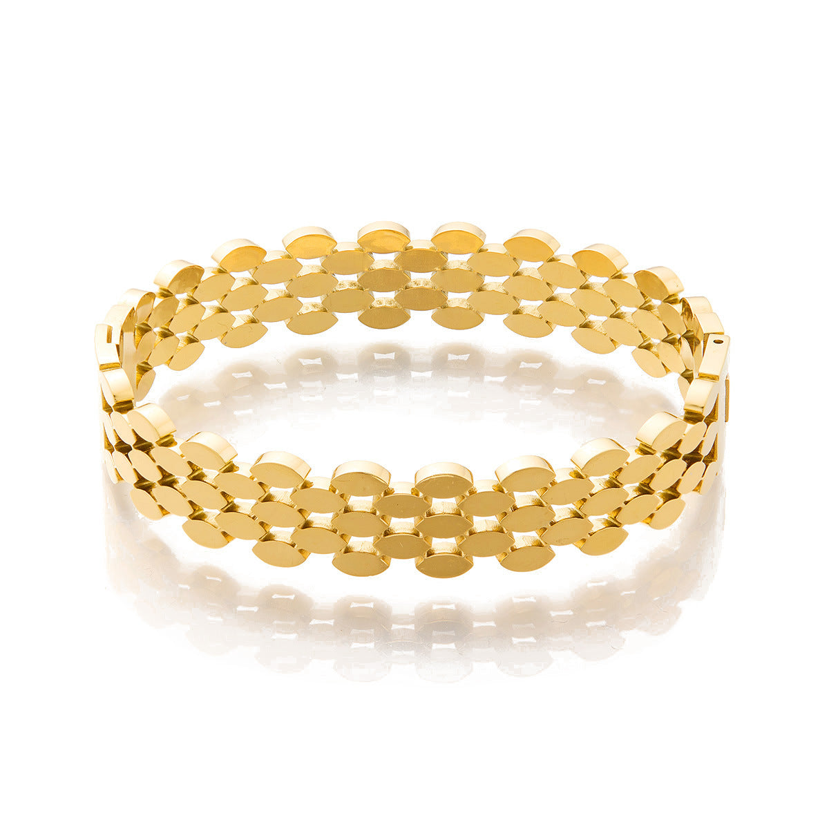 Chic Gold Reptile Chain Bracelet