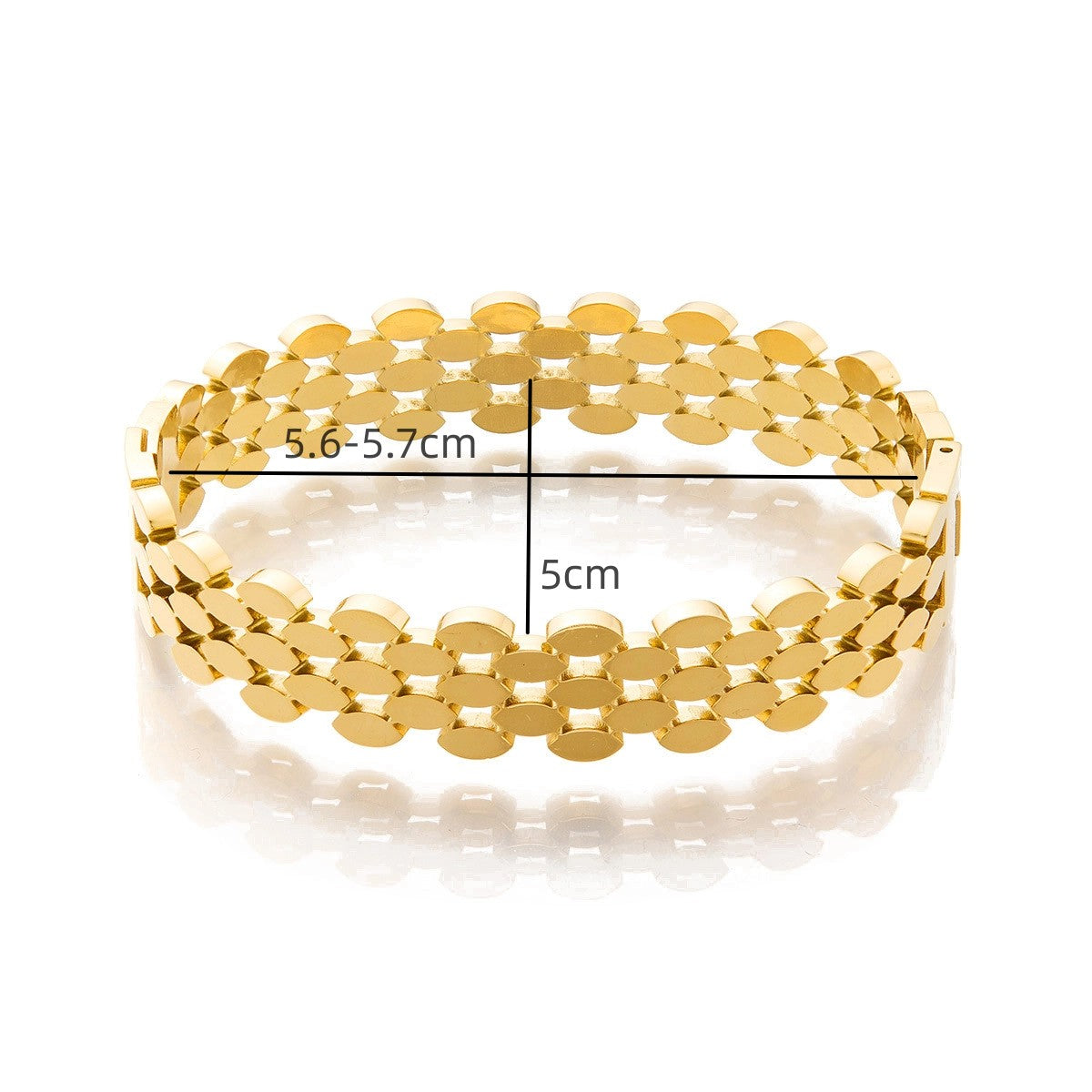 Chic Gold Reptile Chain Bracelet