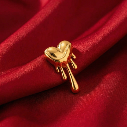 Molten Heart Earrings