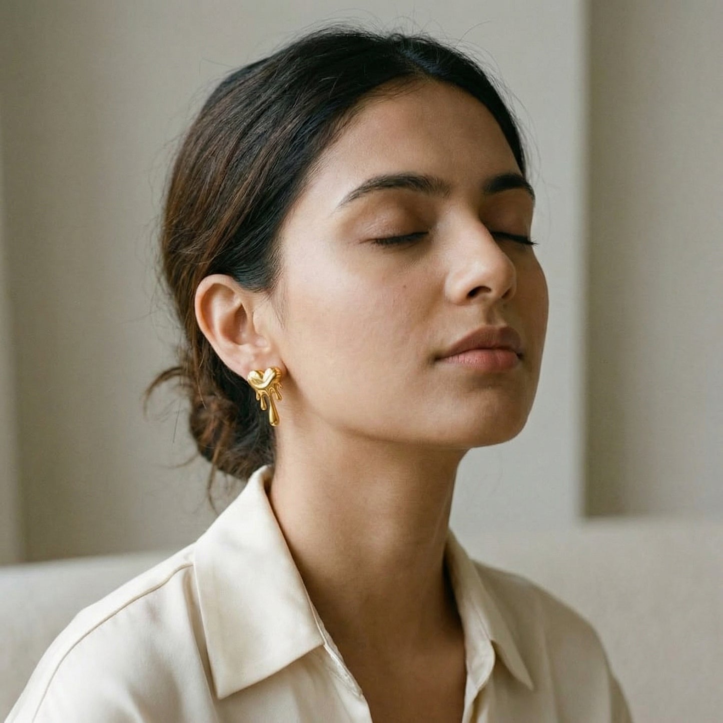 Molten Heart Earrings