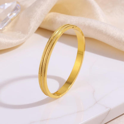 Gold Plated Starry Bangle