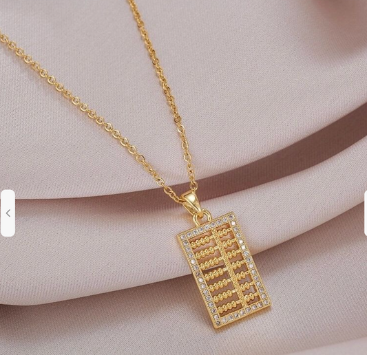 Abacus Necklace