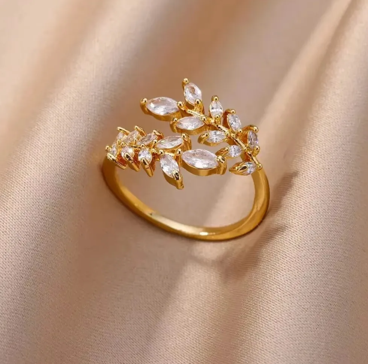 Branch Crystal Ring