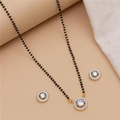 Celeste Halo Solitaire Mangalsutra Set
