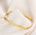 Celestial Gold Plated Zircon Bangle