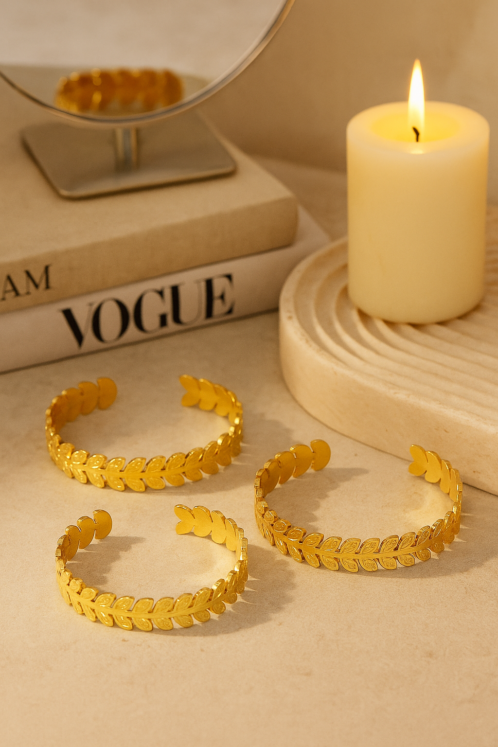 Victory Leaf Cuff