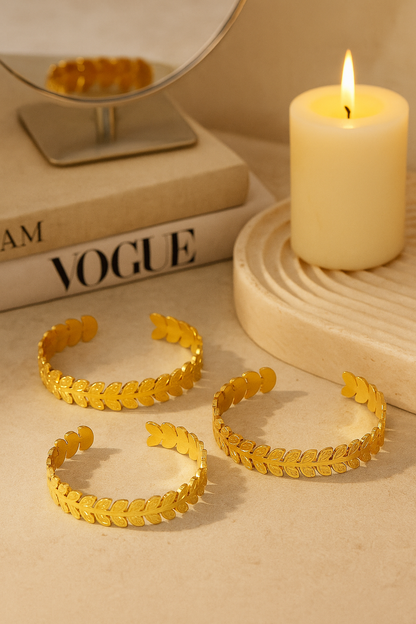 Victory Leaf Cuff