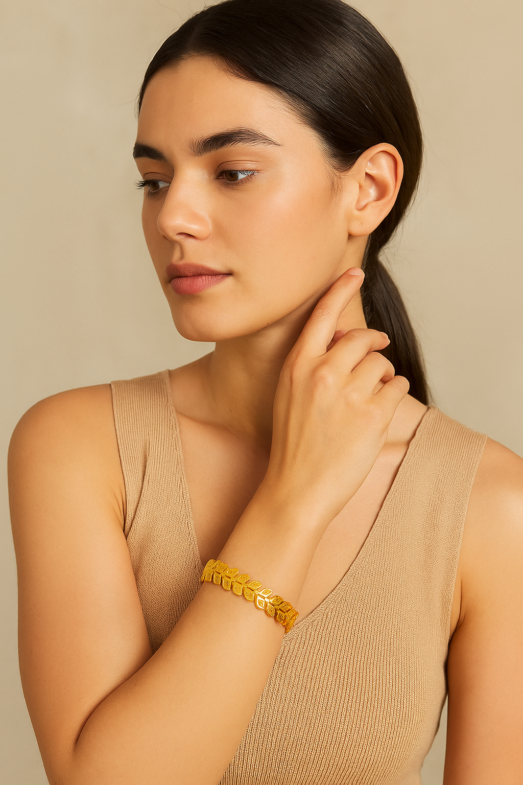 Victory Leaf Cuff