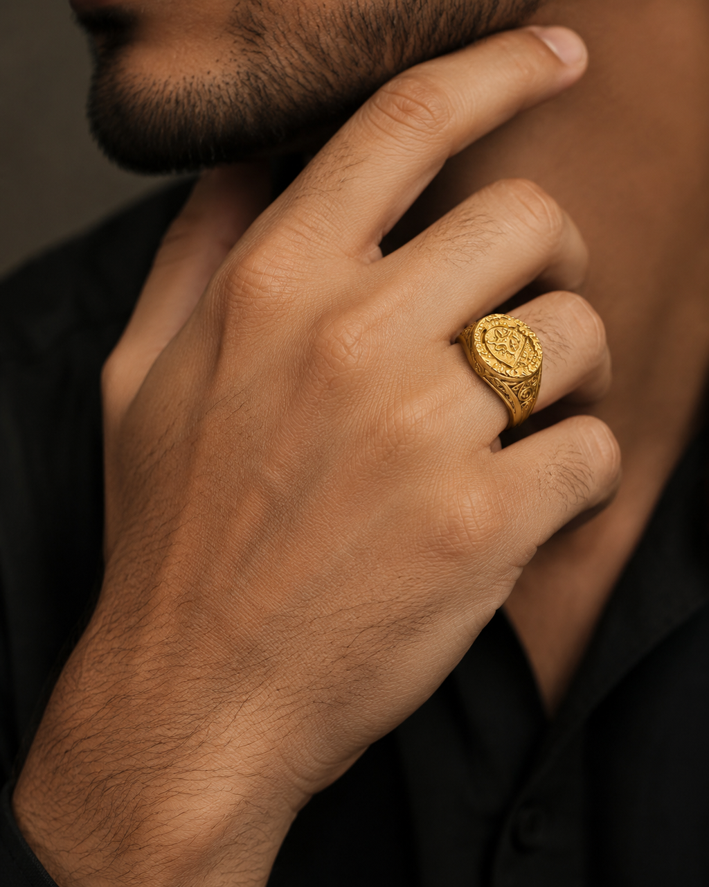 Men's Gold Plated Ring