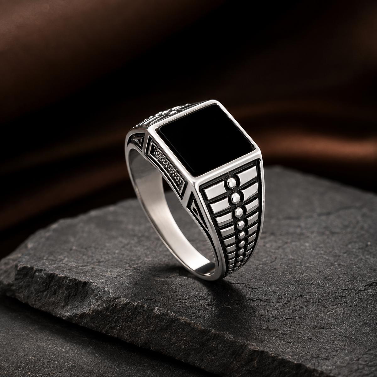 Silver Plated Men's Ring