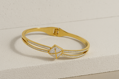 Radiant Pyramid Bangle