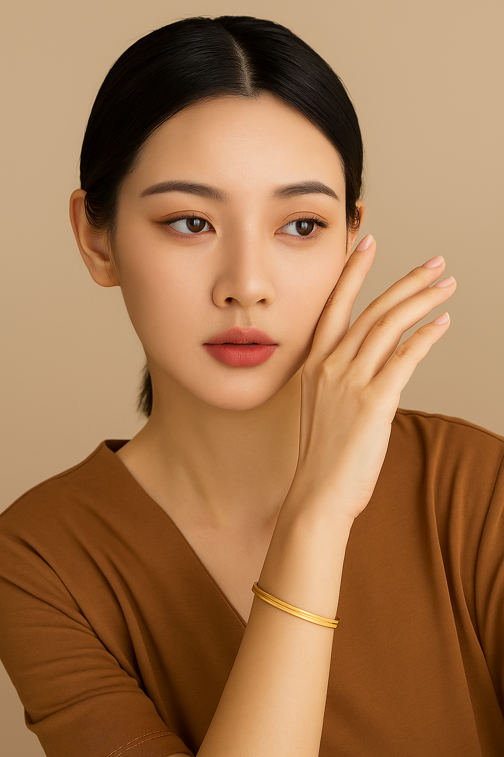 Gold Plated Starry Bangle