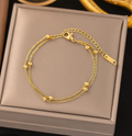 Double Layer Beads Bracelet