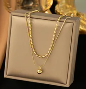 Elysian Layers Gold Necklace