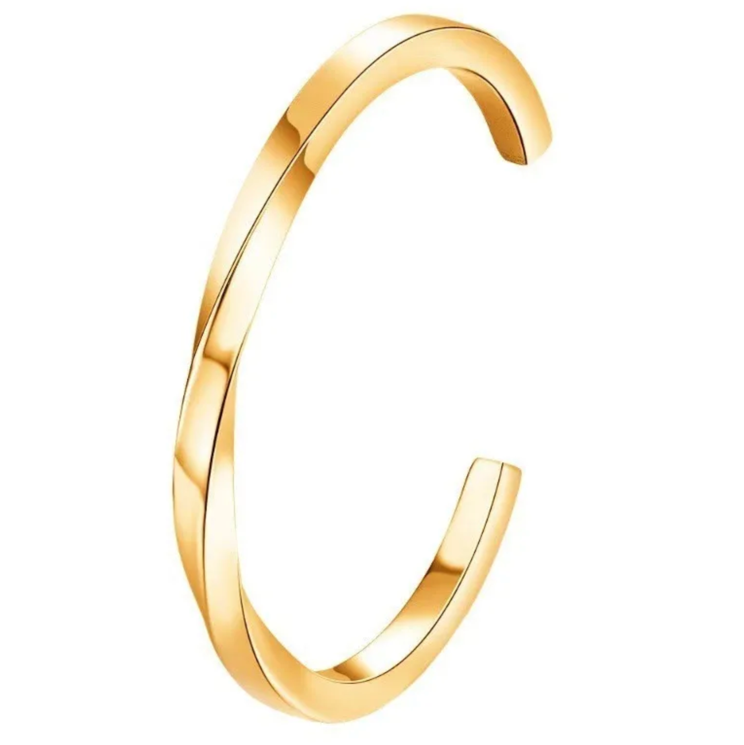 Gold Plated Twisted Cuff