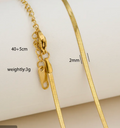 Golden Essence Classic Snake Chain