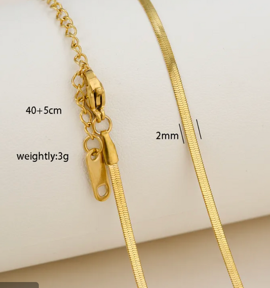 Golden Essence Classic Snake Chain