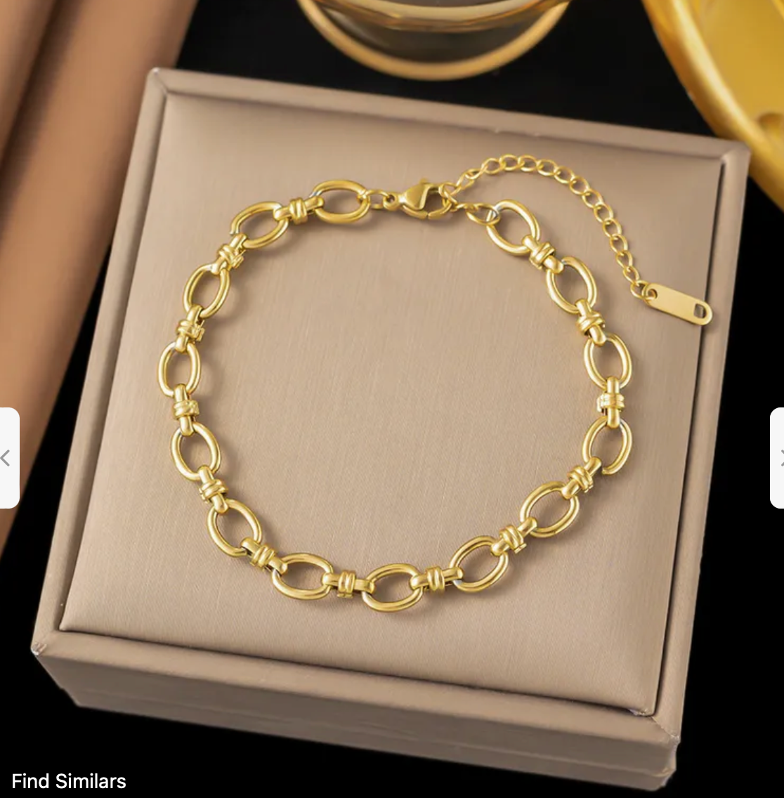 Gold Plated Knot Bangle