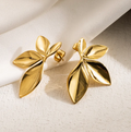 Golden Leaf Luxe Earrings