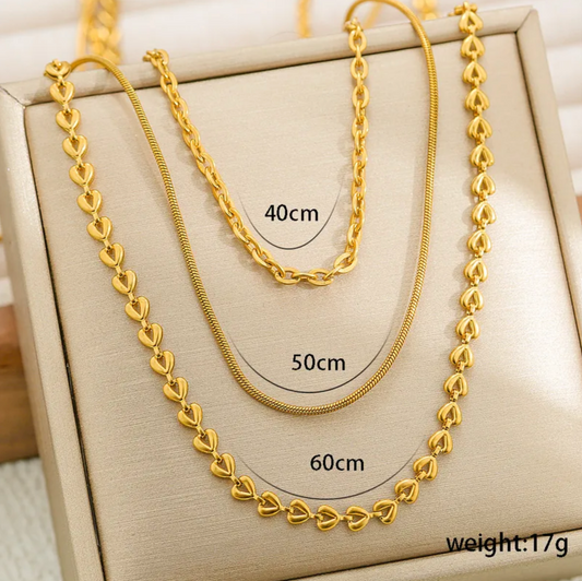Heartstrings Trio Necklace