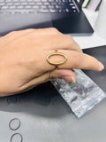 Hollow Oval Ring