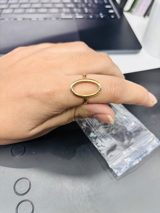 Hollow Oval Ring