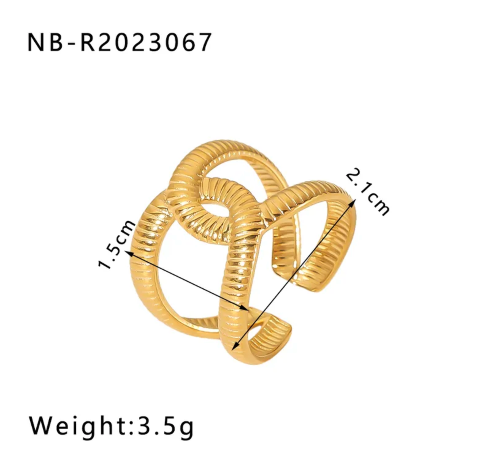 Interwoven Elegance Ring