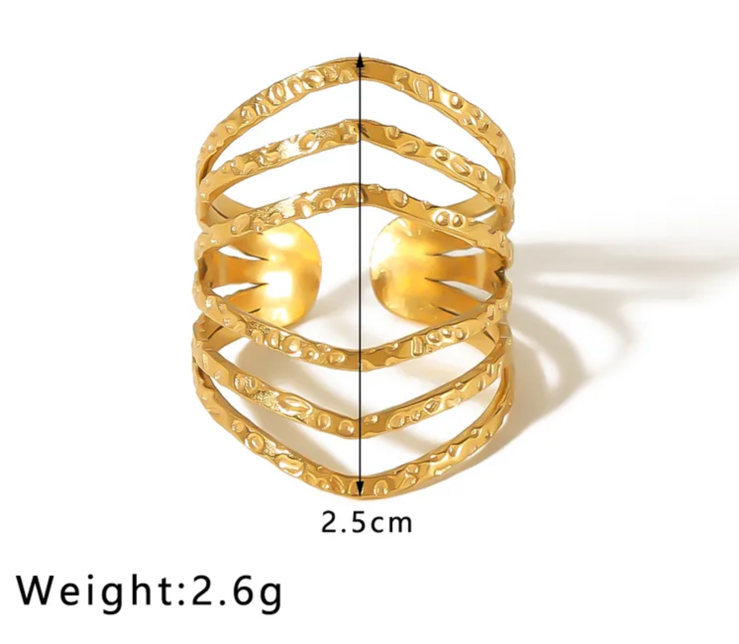 Lustrous Layers Ring