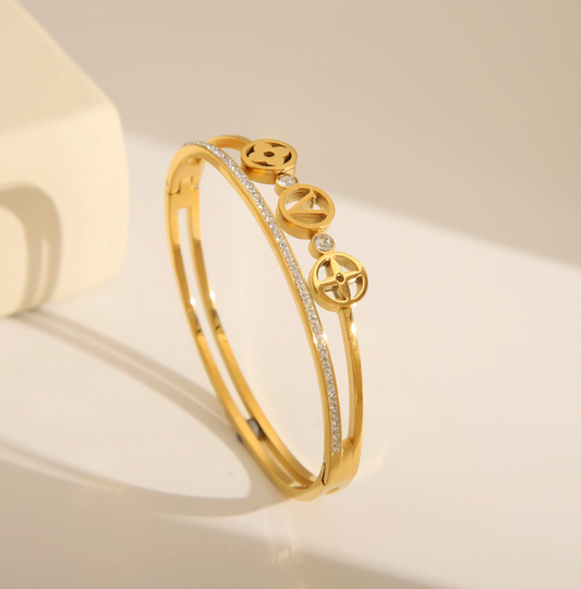 Modern Harmony Bangle