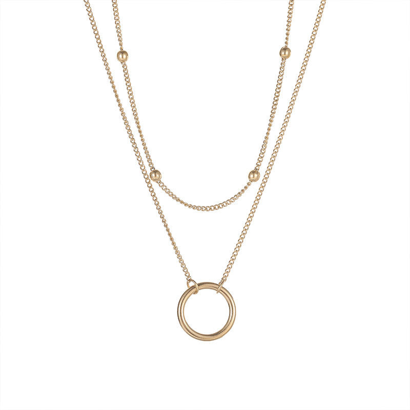 Duet Circle Necklace