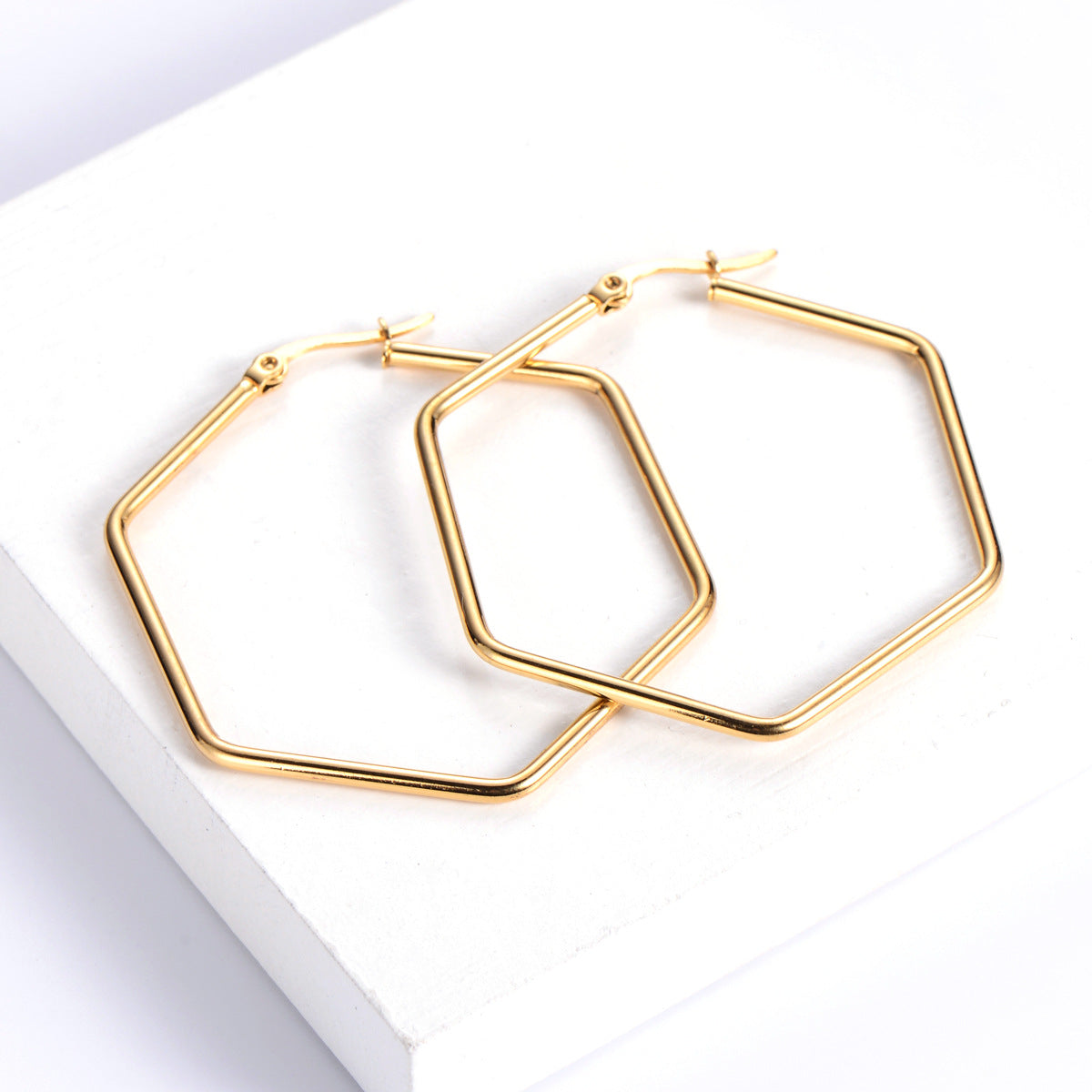 Modern Hexagon Hoops