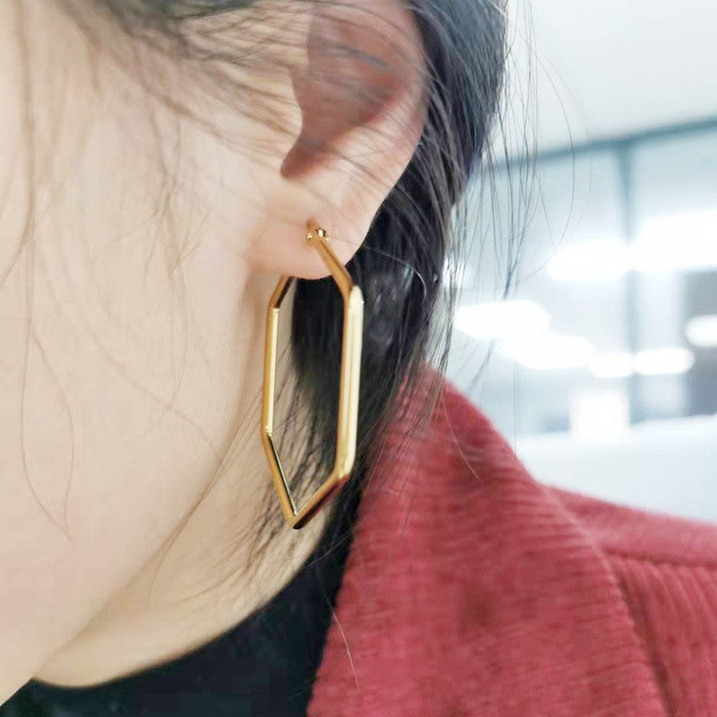 Modern Hexagon Hoops