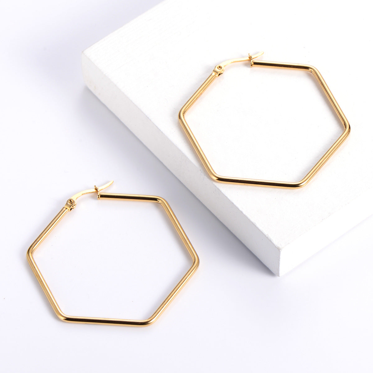 Modern Hexagon Hoops